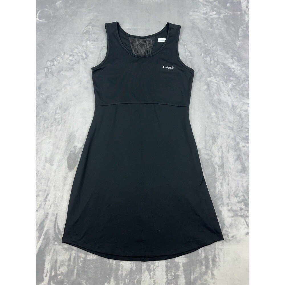 Columbia PFG Midway Bay Tank Dress Women's S Black Omni Freeze Vented Sleeveless